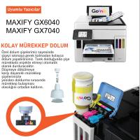 Canon Maxify GX4040 GI-46 4 Renk Pigment Muadil Mürekkep GX6040 GX7040