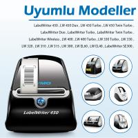 Dymo LabelWriter Twin TURBO 11354 LW Etiket 57 x 32 mm 1.000 Adet - Beyaz (Muadil)