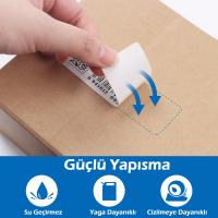 Dymo LabelWriter Twin TURBO 11354 LW Etiket 57 x 32 mm 1.000 Adet - Beyaz (Muadil)