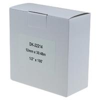 Baskistan Brother P-Touch DK-22214 Sürekli Etiket – QL-1060N Uyumlu (12mm x 30,48m) Muadil Ürün
