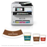 Baskistan Epson Karton Bardak Baskı Makinesi - EM-C800RDWF + Dolan Kartuş + 4x500 ml Mürekkep