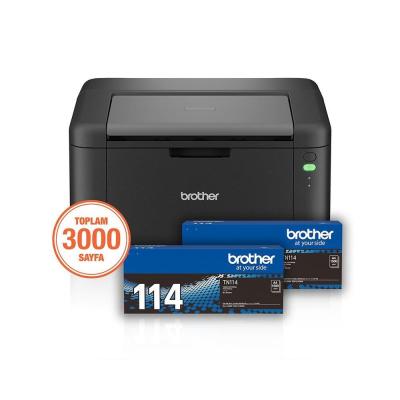 BROTHER HL-L1232W-2T KABLOSUZ MONO LAZER YAZICI + 1 TONER