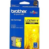 كرتوج Brother LC67HY Y أصلي صفراء