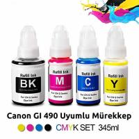 Canon G4400 Mürekkep Seti Muadil (GI 490)