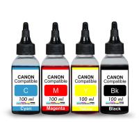 Canon MG 3650S için Mürekkep Seti 4x100 ml