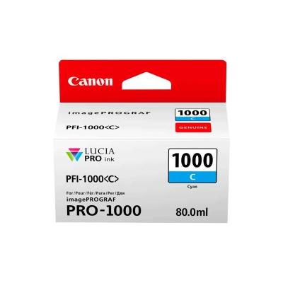 Canon PFI-1000C 0547C001 Mavi Orijinal Kartuş