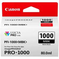 Canon PFI-1000MBK 0545C001 Matte Black Original Ink Cartridge