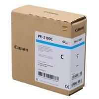 كانون PFI-2100C (5267C001) أزرق الأصلية كارتوج - GP-2000 / GP-4000