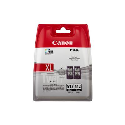 Canon PG-512 2969B010 Siyah Yüksek Kapasiteli Orijinal Kartuş İkili Set