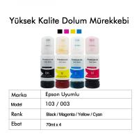 EPSON 103 Uyumlu Mavi Mürekkep 