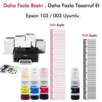EPSON 103 Uyumlu Sarı Mürekkep 