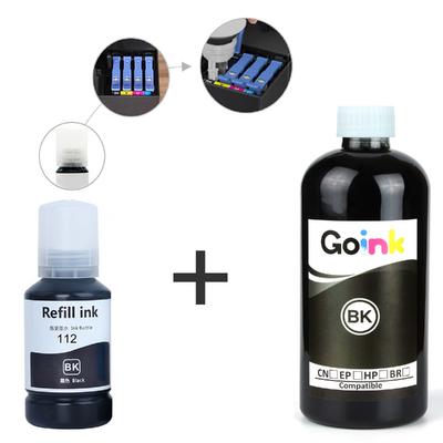 Epson 112 Siyah Pigment Mürekkep 500 ml + 127 ml (Muadil)