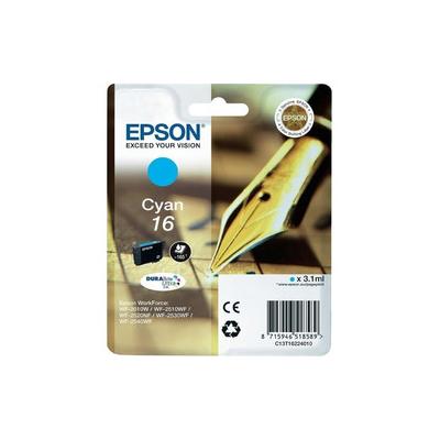 Epson 16 T1622 C13T16224020 Mavi Orijinal Kartuş