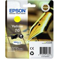 كارتوج Epson 16 T1624 C13T16244020 أصلي صفراء