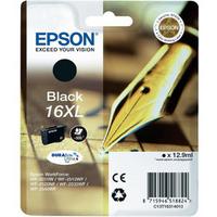 كرتوج Epson 16XL T1631 C13T16314020 أسود capacidad عالية الأصلية