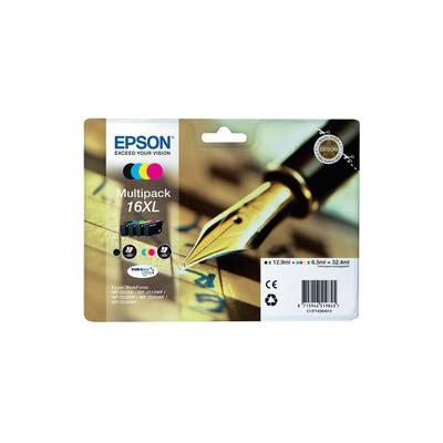 Epson 16XL T1636 C13T16364020 Yüksek Kapasiteli Orijinal Kartuş Seti
