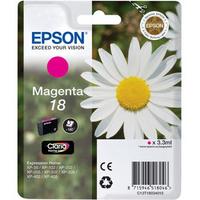 كرتوج Epson 18 T1803 C13T18034020 الأصلي الأحمر