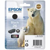 كرتوج Epson 26 T2601 C13T26014020 أسود أصلي