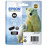 كارتوج الوردي الأصلي Epson 26 T2611 C13T26114020
