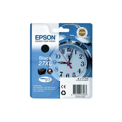 Epson 27XL T2711 C13T27114020 Siyah Yüksek Kapasiteli Orijinal Kartuş