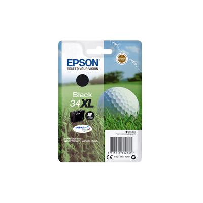 Epson 34XL C13T34714020 Siyah Yüksek Kapasiteli Orijinal Kartuş