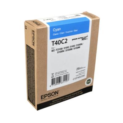 Epson C13T40C240 (T40C2) Mavi Orijinal Kartuş - SC-T3100
