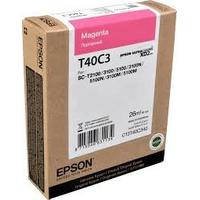 كارتوج Epson C13T40C340 (T40C3) أحمر أصلي - SC-T3100