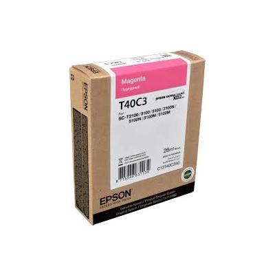 Epson C13T40C340 (T40C3) Kırmızı Orijinal Kartuş - SC-T3100
