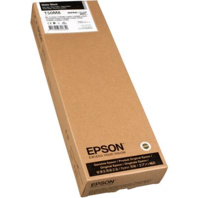Epson C13T50M80N (T50M8) Mat Siyah Orijinal Kartuş - SC-T7700D / SC-T5700D