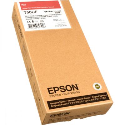 Epson C13T50UF00 (T50UF) Kırmızı (Red) Orijinal Kartuş - SC-T5700D / SC-T7700D