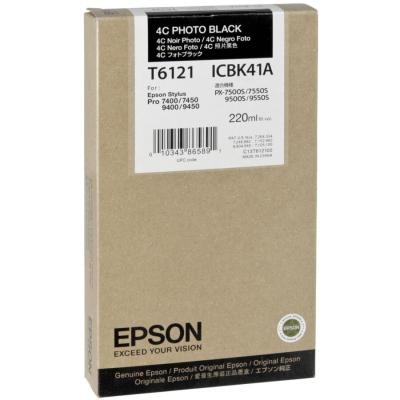 Epson C13T612100 (T6121) Foto Siyah Orijinal Kartuş - Pro 7400