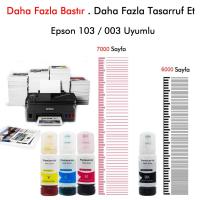 Epson L3150 Uyumlu Mürekkep 4 Renk