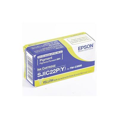 Epson SJIC22 C33S020604 Sarı Orijinal Kartuş