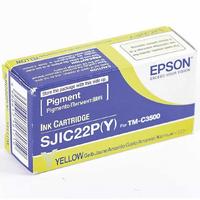 كارتريج صفر Epson SJIC22(Y) (C33S020604) اصل - TM C3500A