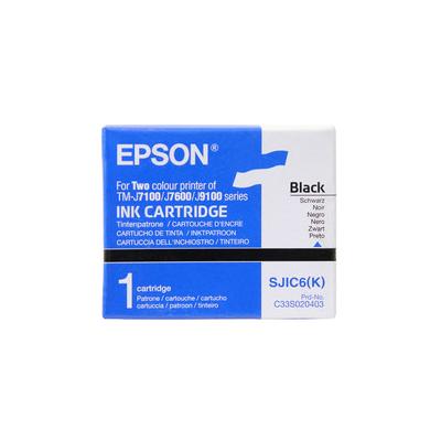 Epson SJIC6 C33S020403 Siyah Orijinal Kartuş