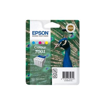 Epson T001 C13T00101120 Renkli Orijinal Kartuş