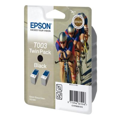 Epson T003 (C13T003012) 2Li Paket Siyah Orijinal Kartuş - Color 900 / 980A
