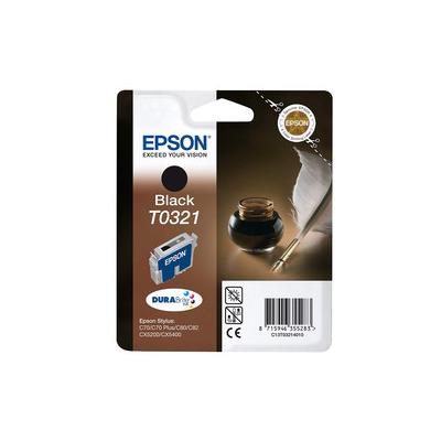 Epson T0321 C13T03214020 Siyah Orijinal Kartuş
