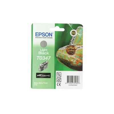 Epson T0347 C13T03474020 Açık Siyah Orijinal Kartuş