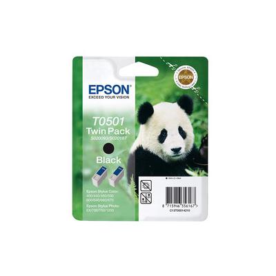 Epson T0501 C13T05014220 Siyah Orijinal Kartuş 2'li Set