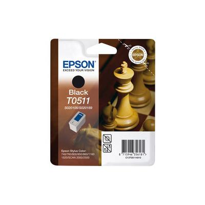 Epson T0511 C13T05114020 Siyah Orijinal Kartuş