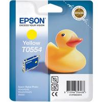كرتوج Epson T0554 C13T05544020 أصلي صفراء