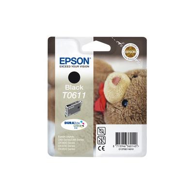 Epson T0611 C13T06114020 Siyah Orijinal Kartuş