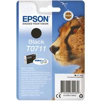 Оригинальный чёрный картридж Epson T0711 C13T07114021