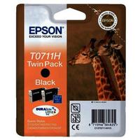 كرتوج Epson T0711H C13T07114H20 أسود أصلية