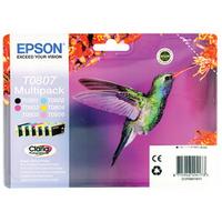 مجموعة الأقراص الأصلية Epson T0807 C13T08074021 بدون صندوق