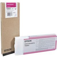 كرتوج Epson T6063 C13T606300 الأصلي الأحمر