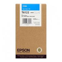 كارتوج Epson T6122 C13T612200 أصلية Cyan