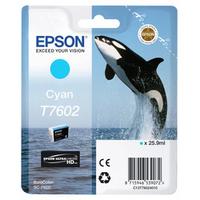 كارتوج Epson T7602 C13T76024010 أزرق أصلي