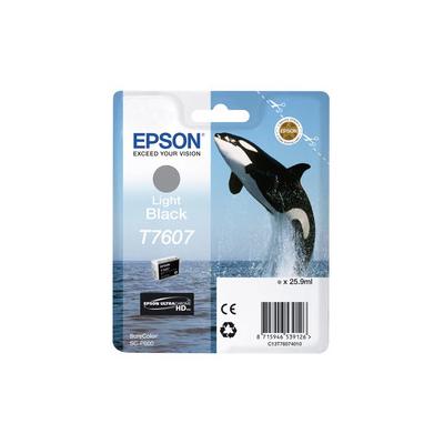 Epson T7607 C13T76074010 Açık Siyah Orijinal Kartuş